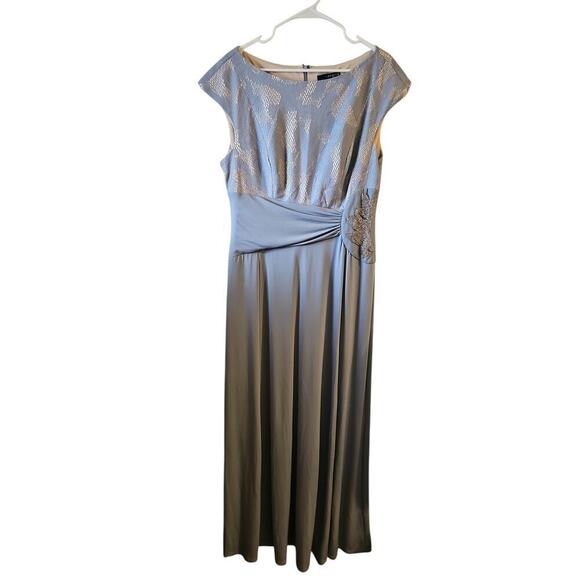 Signature by Sangria Dresses & Skirts - Sangria sz 16 ice dusty blue maxi gown mother of bride dress special occasion